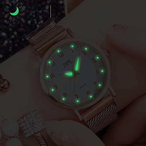 Basfur Montre-Bracelet pour Femme