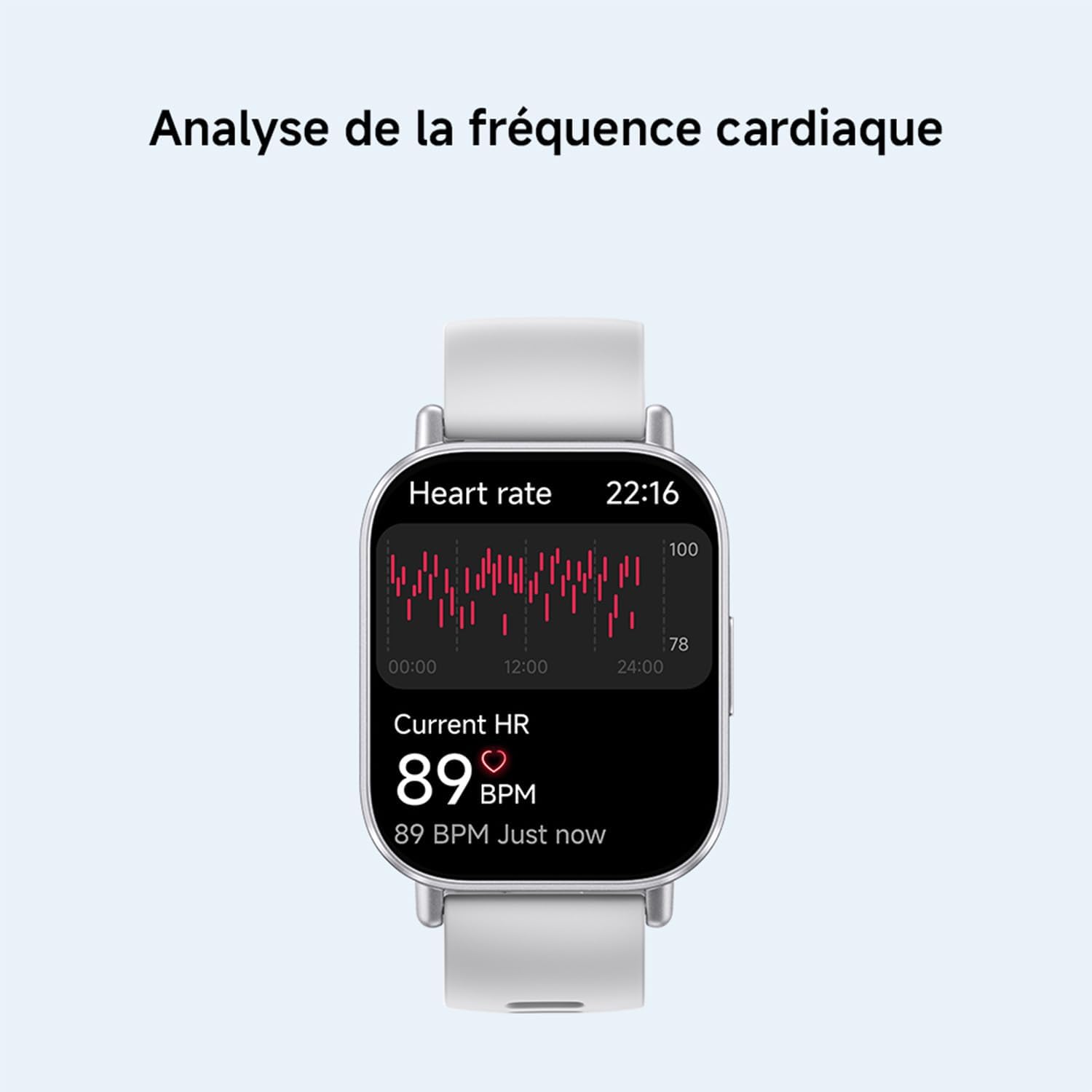 Montre connectée Fitness, écran LCD 2", 18j autonomie, appels Bluetooth, 140+ Modes Sport, Suivi du Sommeil, 5ATM, GPS