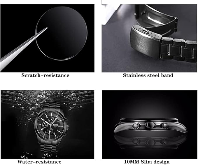 BOSCK Non Chronographe Montre Homme