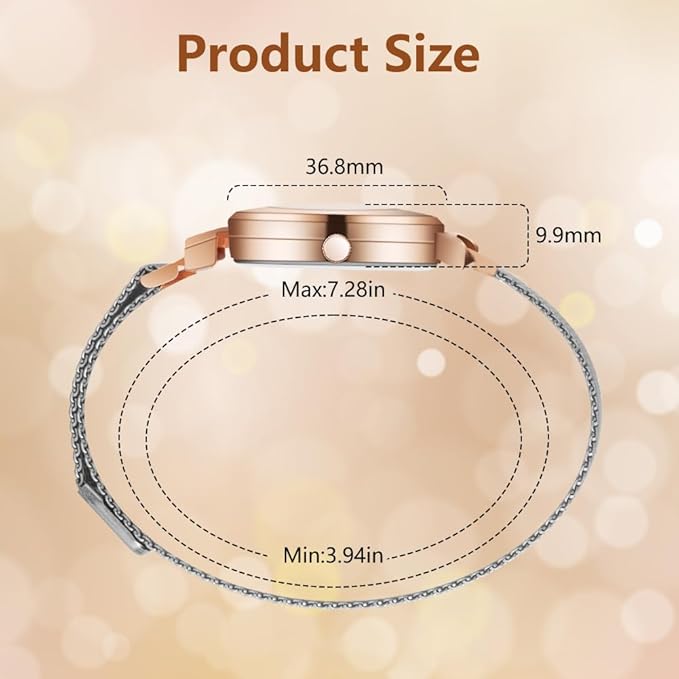 OFFCUP Montre pour Femme, Montre Analogique