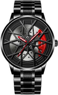 Montre Homme Frein Auto Disques Design Roues de Voiture Jantes