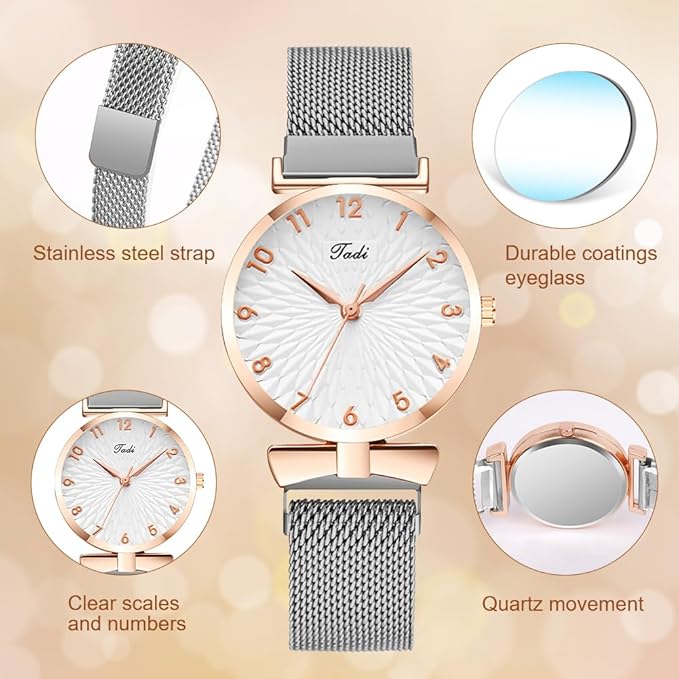 OFFCUP Montre pour Femme, Montre Analogique