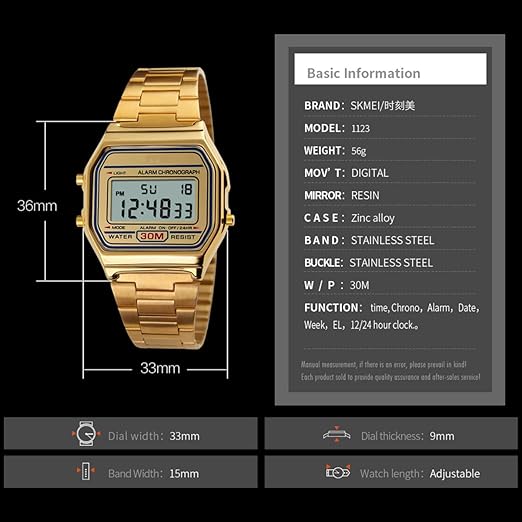 FAMKIT Montre Digitale rétro