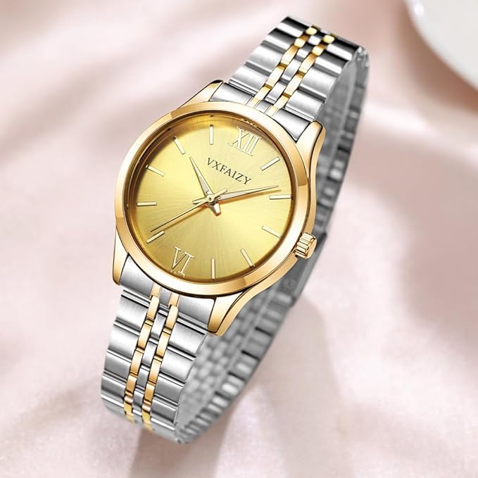 Montre pour Femmes Simple et résistante à l'eau idéale pour Tous Les Jours.