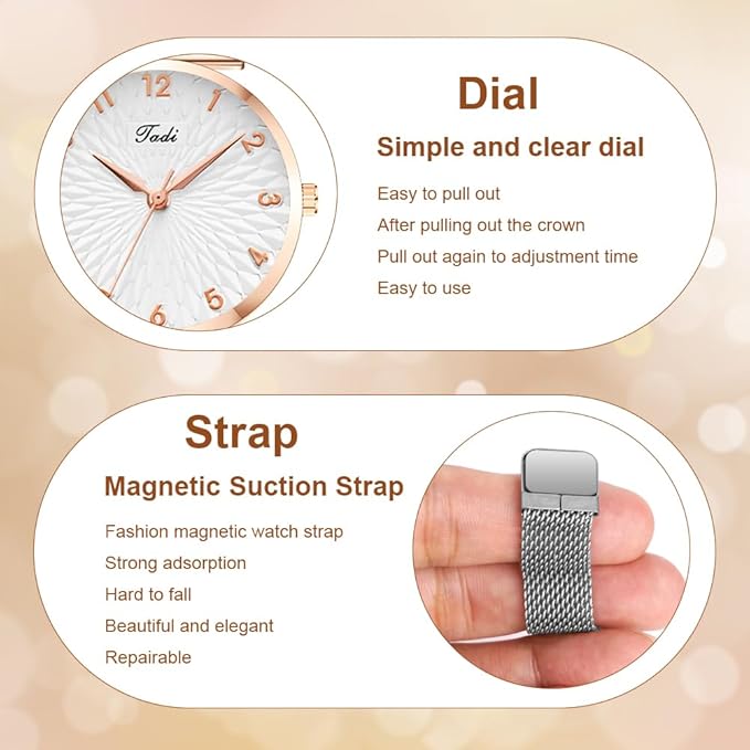 OFFCUP Montre pour Femme, Montre Analogique