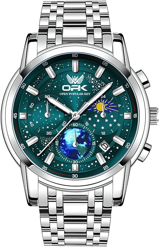 Montres-Bracelets pour Hommes avec Affichage de la Date, Montre pour Hommes Multifonctions