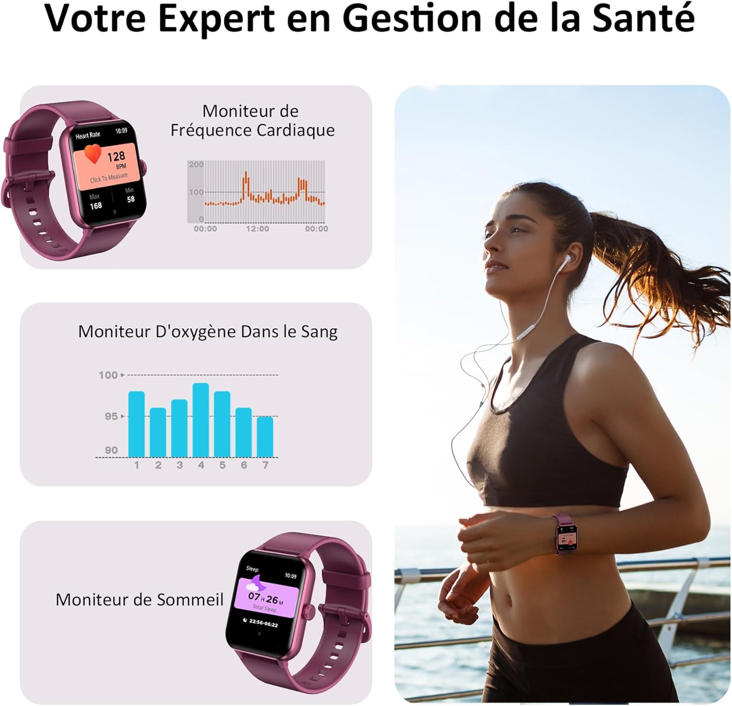 Blackview Montre Connectée Femmes