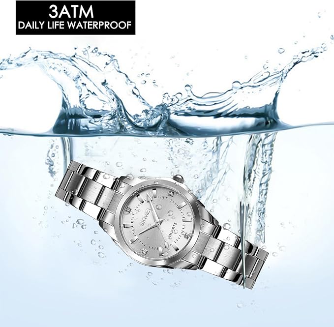 CIVO Or Argent Montre Femme: Petite Étanche