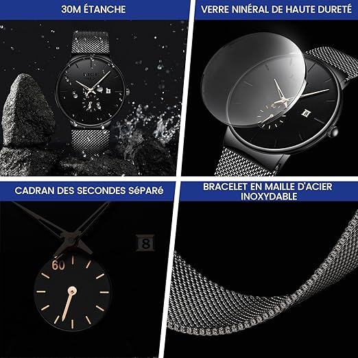 LIGE Montres Homme