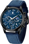 BY BENYAR Montre Homme Montres Bracelet pour Homme chronographe étanche