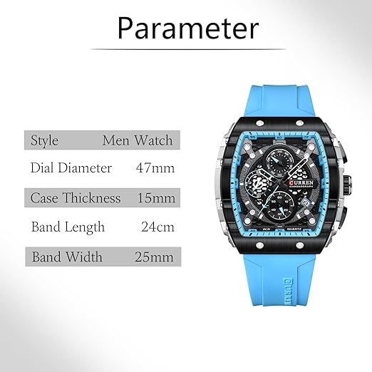 FORSINING Montre analogique à quartz pour homme