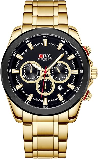 CIVO Montre Homme Chronographe