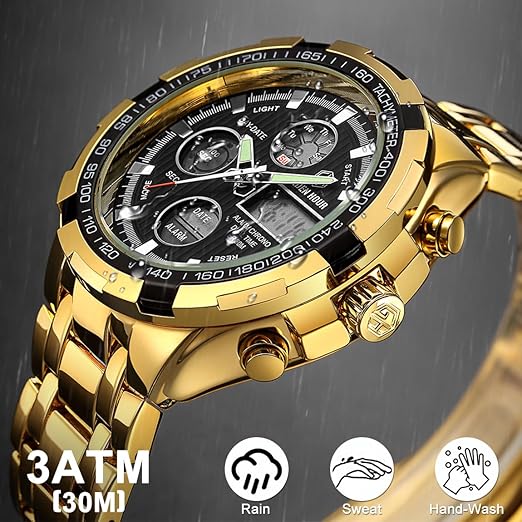 Montre numérique et analogique