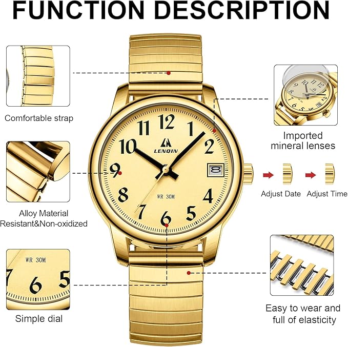 LN LENQIN Montre Femme