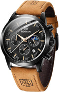 BY BENYAR Montre Homme Montres Bracelet pour Homme chronographe étanche