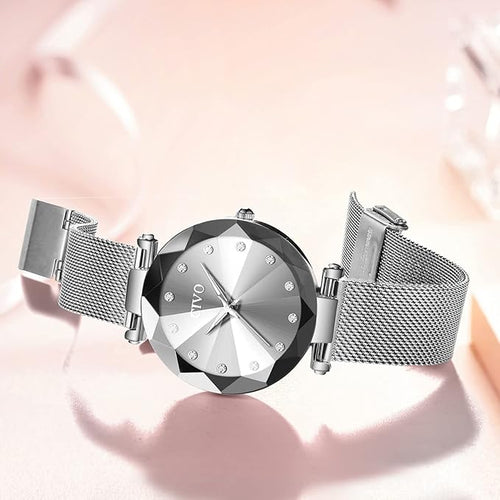 CIVO Montre Femme Bracelet Acier Inoxydable