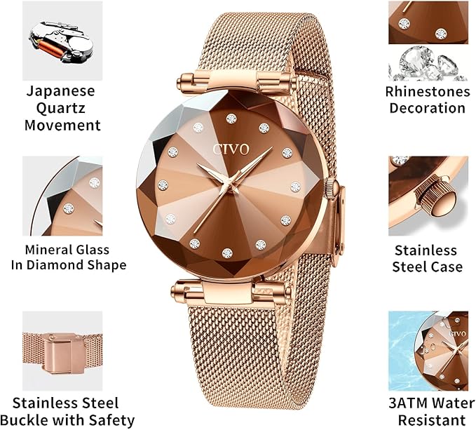 CIVO Montre Femme Bracelet