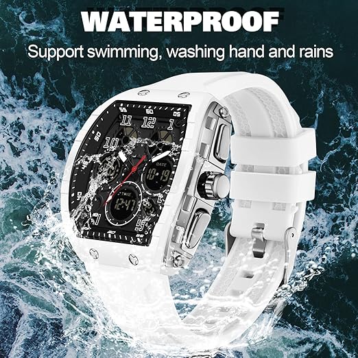 findtime Montre analogique numérique pour homme